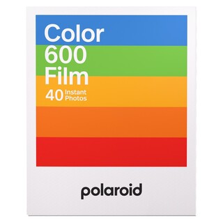 600, färgfilm med vita ramar, 5-pack