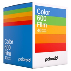 600, färgfilm med vita ramar, 5-pack