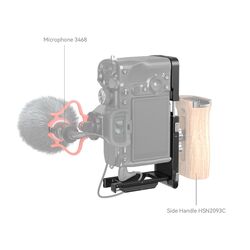 3984 vikbart L-bracket för Sony A7R V / A7 IV / A7S III