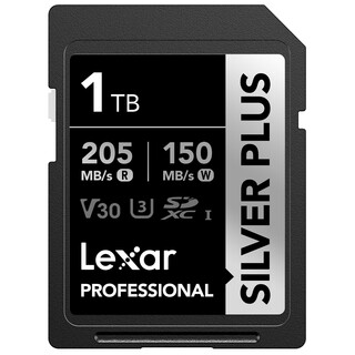 SDXC Professional Silver Plus 1066x UHS-I/U3/A2/4K R205/W150 (V30) - 1TB