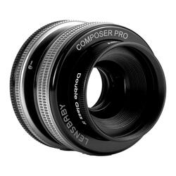 50/2,5 Double Glass II optik med Composer Pro II för Sony E