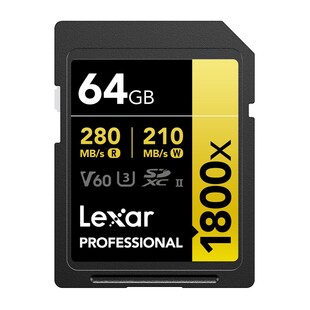 Lexar SDXC Professional 1800X UHS-II V60, 280MB/s