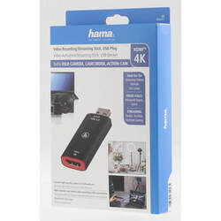 4K, HDMI till USB-adapter för livestreaming eller videoinspelning